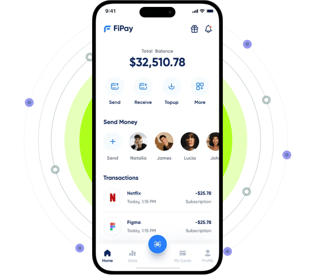 Send and receive interface